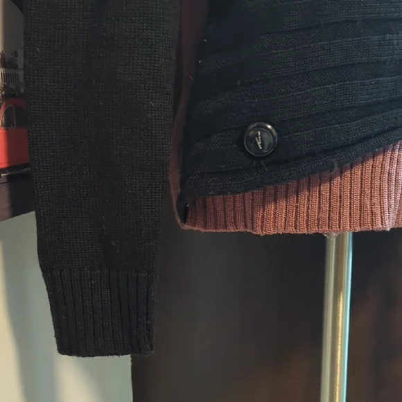 Black and Pink Women's Sweater - Picture 2 of 6